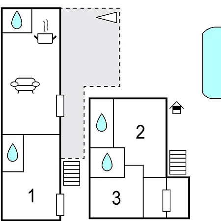 With Outdoor Swimming Pool 441 *