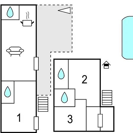 Сasa de vacaciones With Outdoor Swimming Pool 441