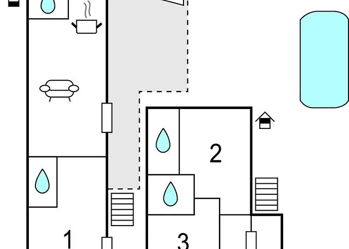 Сasa de vacaciones With Outdoor Swimming Pool 441